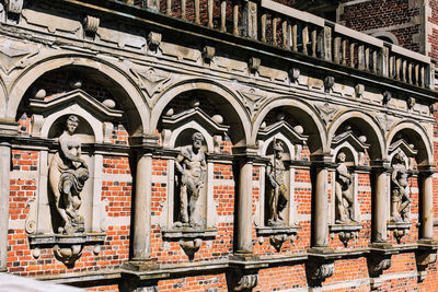 Low angle view of historical building