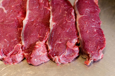 Close-up of red meat