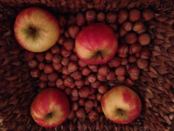 Full frame shot of apples