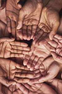 Close-up of human hand