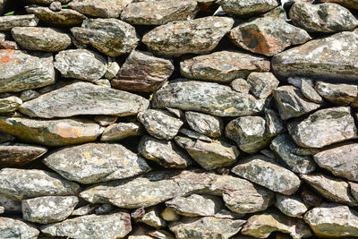 Full frame shot of stones