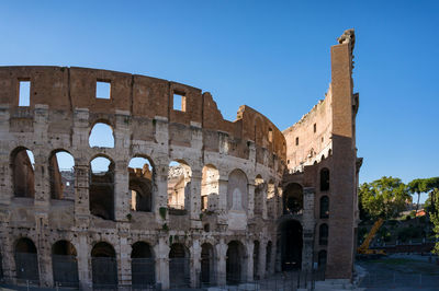 Historic building against clear sky