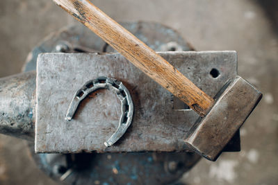 Close-up of rusty metal