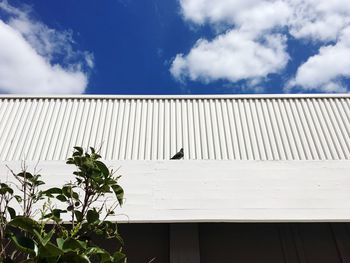 Low angle view of building against sky