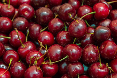 Full frame shot of cherries