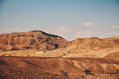 Scenic view of mountains