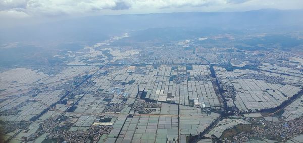 Aerial view of city