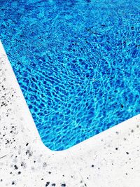 High angle view of swimming pool