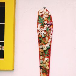 Shells on house wall