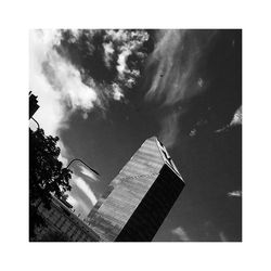 Low angle view of buildings against sky