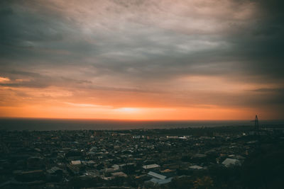 Cityscape at sunset