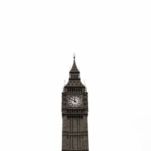 Low angle view of tower against clear sky