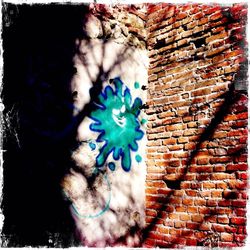 Brick wall with brick wall