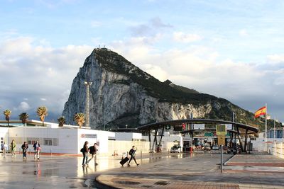 The border between gibraltar and spain