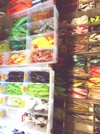 Full frame of sale in market