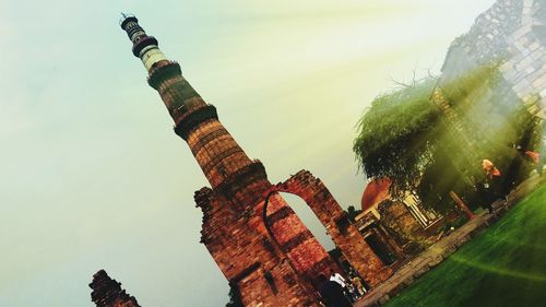 Low angle view of a temple