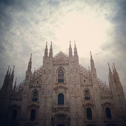 Low angle view of church