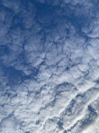 Full frame shot of cloudscape