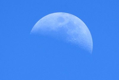 Low angle view of blue sky