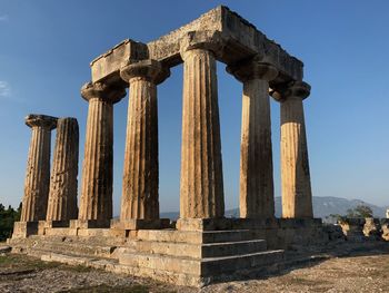 Appolo temple in corinth