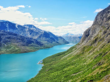 The jotunheimen national park in central norway. 