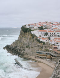 View of buildings at seaside