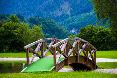 View of gazebo in park