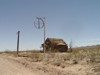 Built structure against clear sky