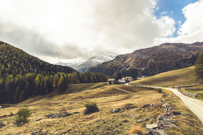 Scenic view of landscape against sky