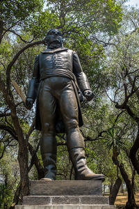 Low angle view of statue