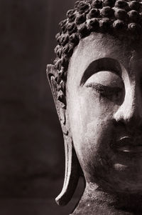 Cropped image of buddha statue