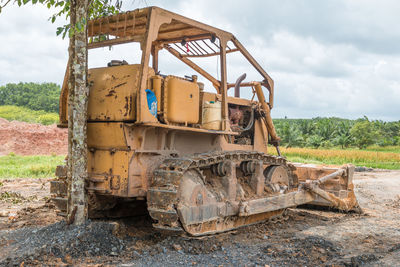 Old ruin of abandoned building
