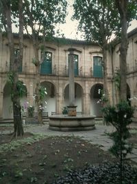 View of building with trees in background