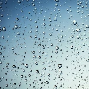 Full frame shot of water drops on glass