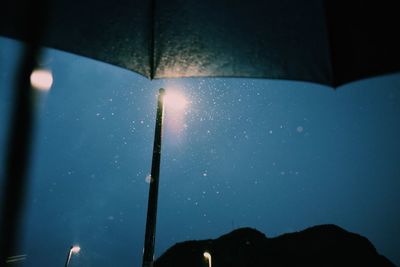 Close-up of wet glass window