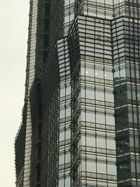 Low angle view of modern building against sky