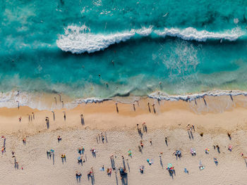 Group of people on beach