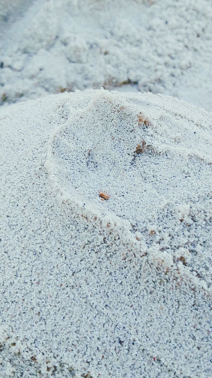 HIGH ANGLE VIEW OF SAND