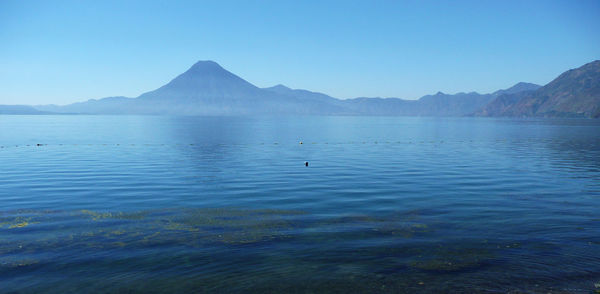 View of calm blue sea