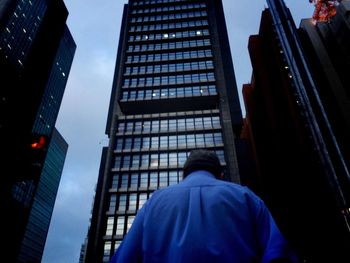 Low angle view of building against sky