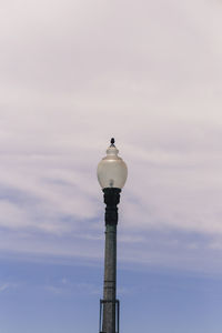 Low angle view of tower against sky