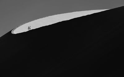 Scenic view of landscape of namib desert against sky