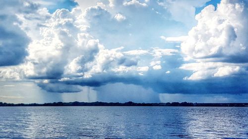 Panoramic view of sea against sky