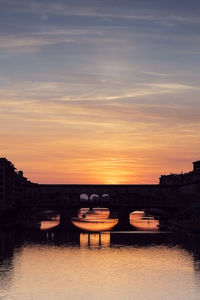 Ponte vecchio at sunset, italy ii