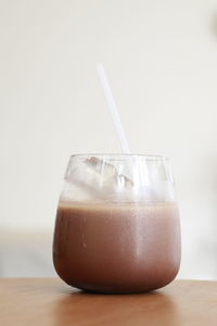 Close-up of coffee on table