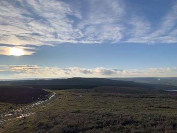 Scenic view of landscape against sky