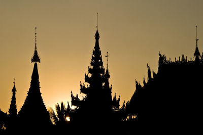 Low angle view of temple