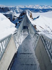 Snow covered mountain