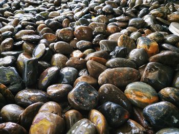 Full frame shot of pebbles