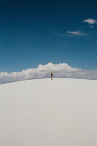 Scenic view of desert against sky